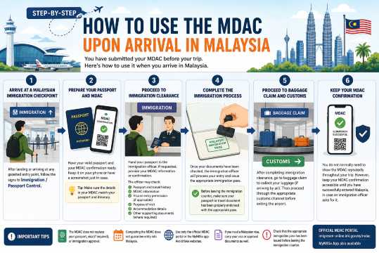 How to Use the MDAC Upon Arrival