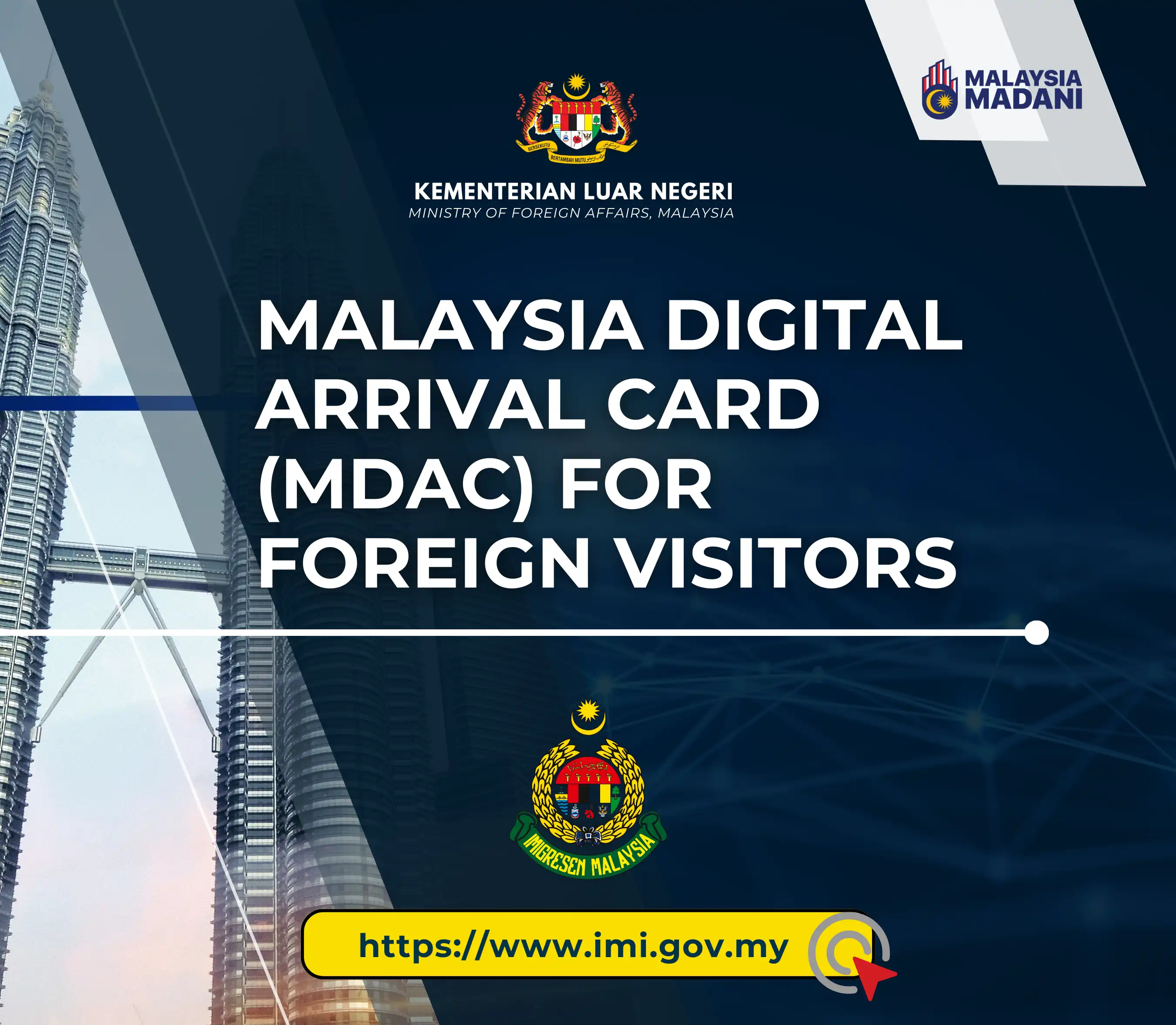 Tờ Khai Nhập Cảnh Điện Tử Malaysia (MDAC)
