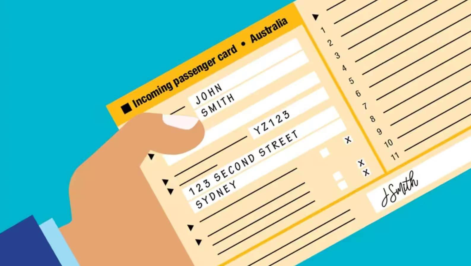 Tờ Khai Nhập Cảnh Úc là gì? 