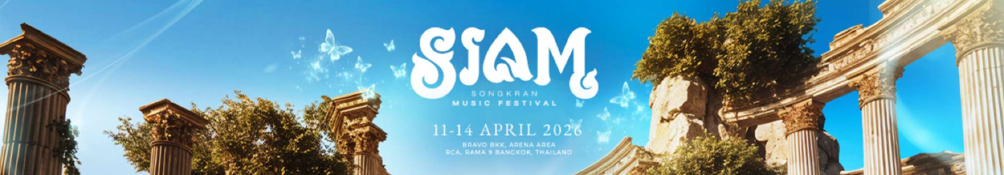 Participe do SIAM Songkran Music Festival