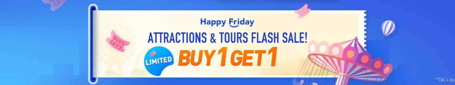 Trip.com Happy Friday Offers: 50% Off + BOGO Deals