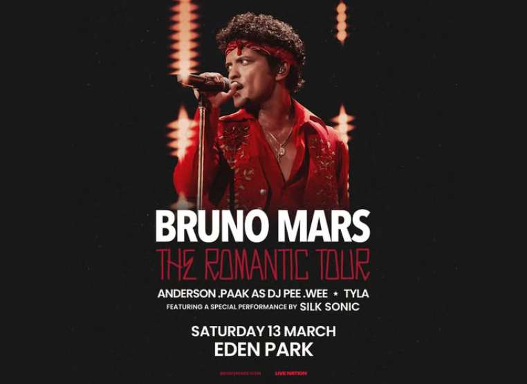 Bruno Mars 'The Romantic Tour' at a glance