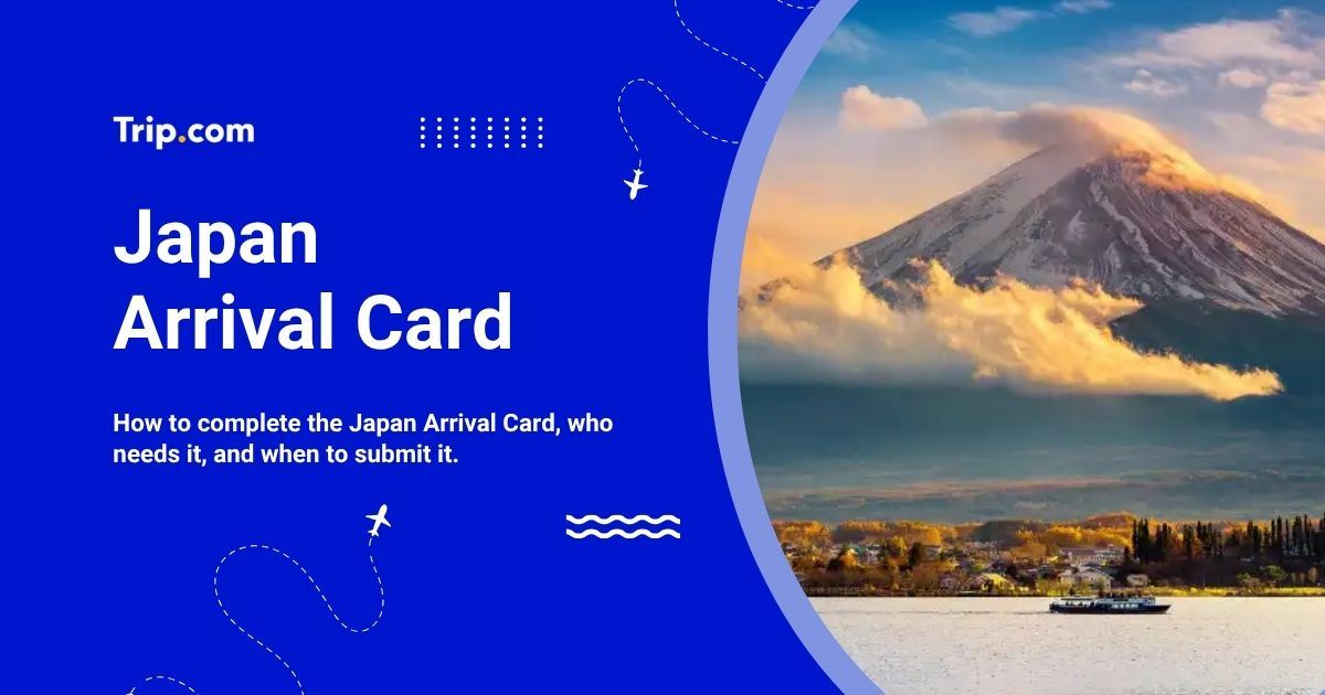Japan Arrival Card