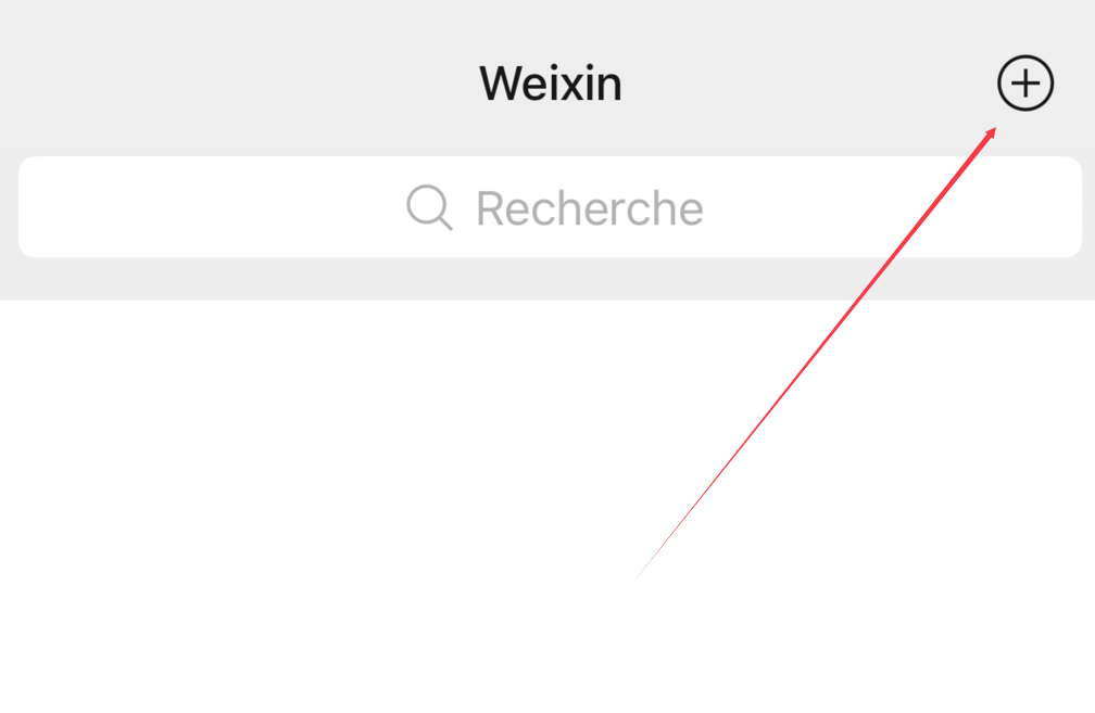 Scanner un code QR depuis l'appareil photo de WeChat