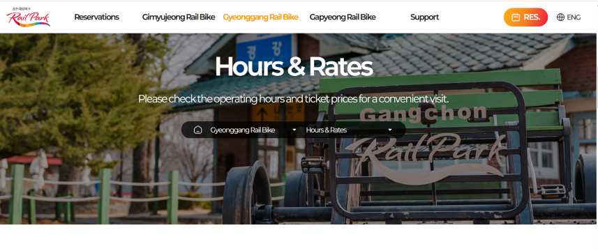 Rail Bike Website