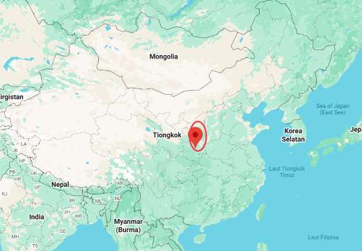 lokasi xian di china