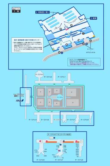 ANA→ユナイテッド航空（TBIT→T7／T8）