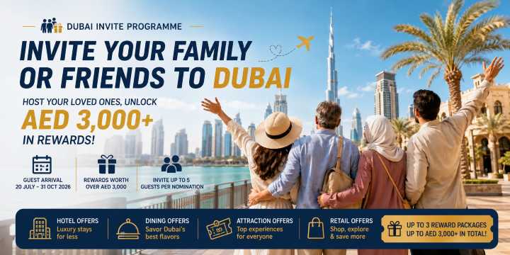 Dubai Invite Programme for Family or Friends 2026: Rewards up to AED 3000 | Trip.com