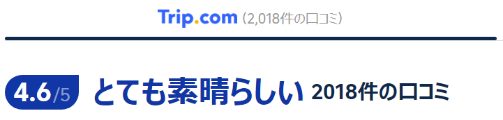 観光客のレビュー