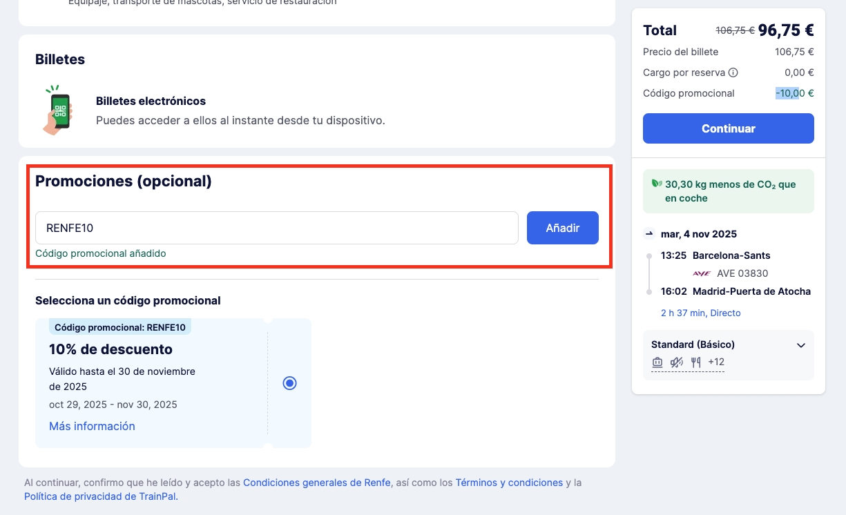 Descuentos Renfe: Tu guía para viajar más barato