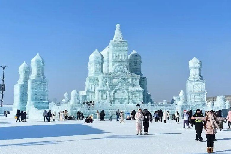 Harbin Ice and Snow World in Cina