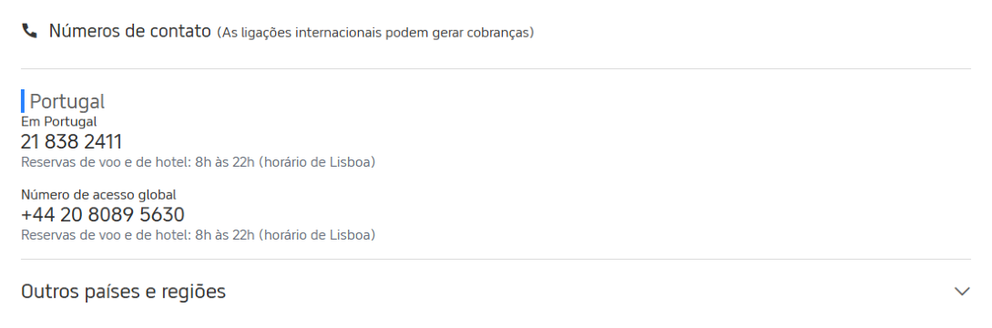 O Número Correto da Trip.com em Portugal