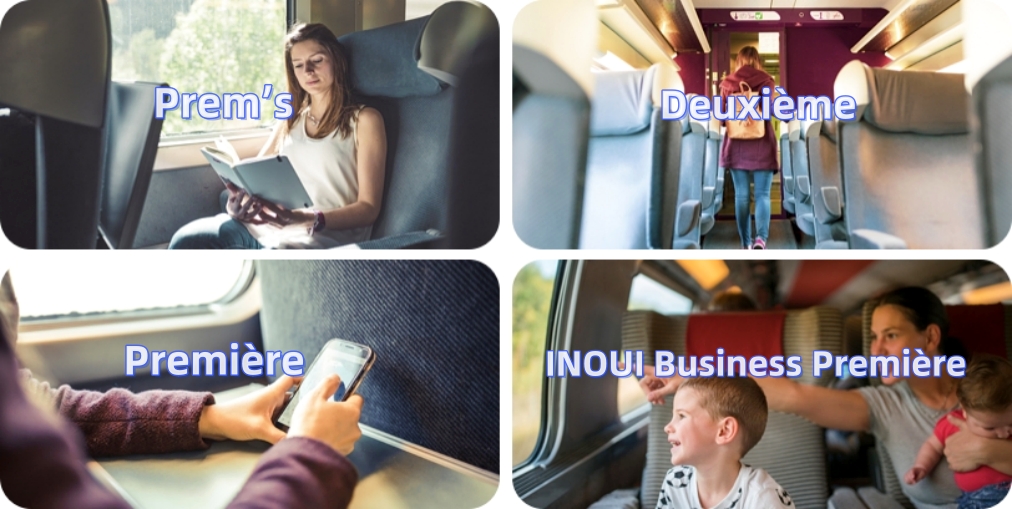 Types de billets de train SNCF