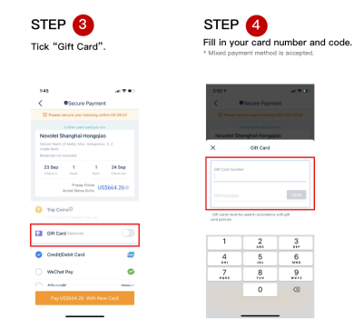 How to Use a Trip.com Gift Card