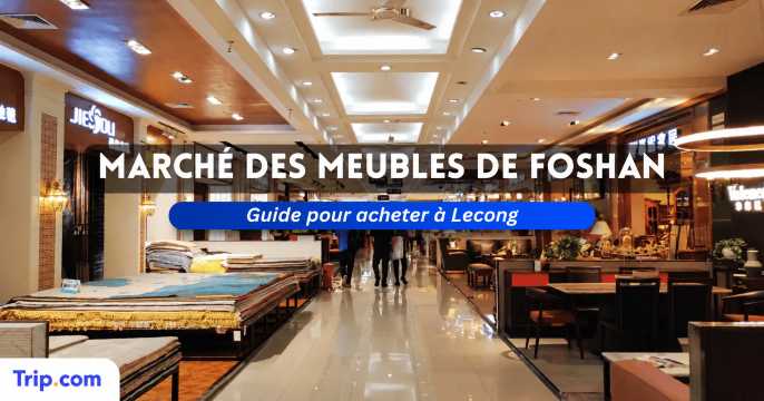 Marché de meubles de Foshan : guide d’achat à Lecong