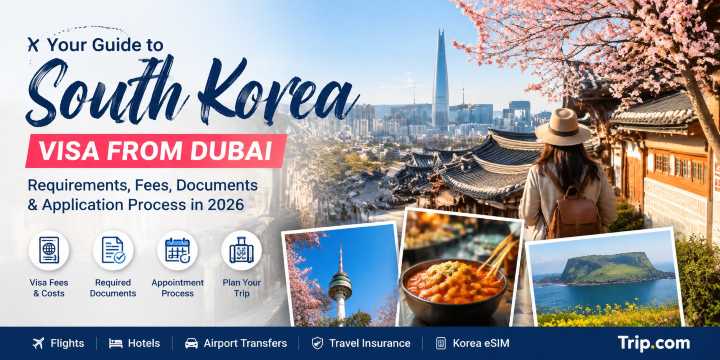South Korea Visa from Dubai Price & Fees 2026 | Trip.com