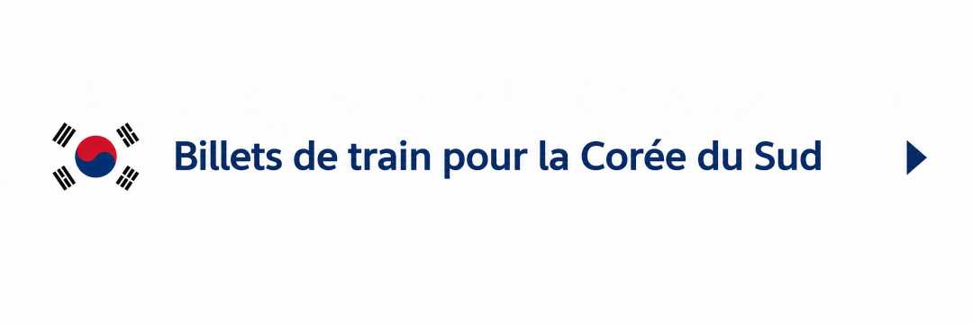train pour coree du sud