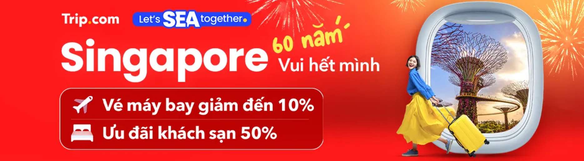 Trip.com Mã ưu đãi VN: Khám phá đảo quốc Singapore