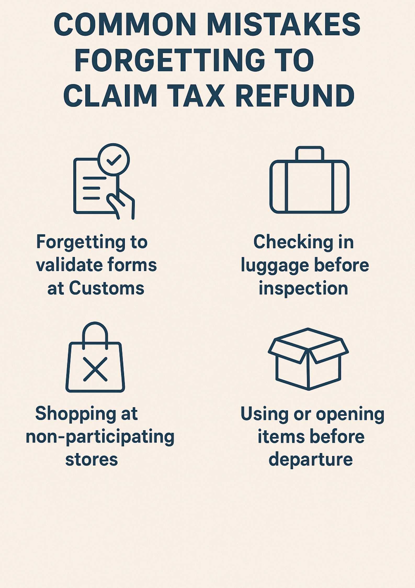Common Mistakes for Tax Refund