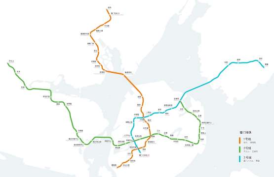 Xiamen Metro Map
