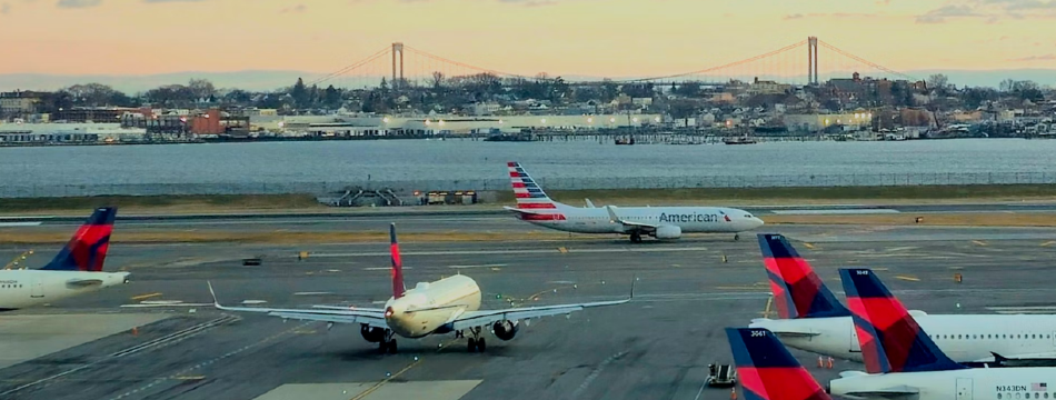 Flying from New York to Delhi: LaGuardia Airport (LGA)
