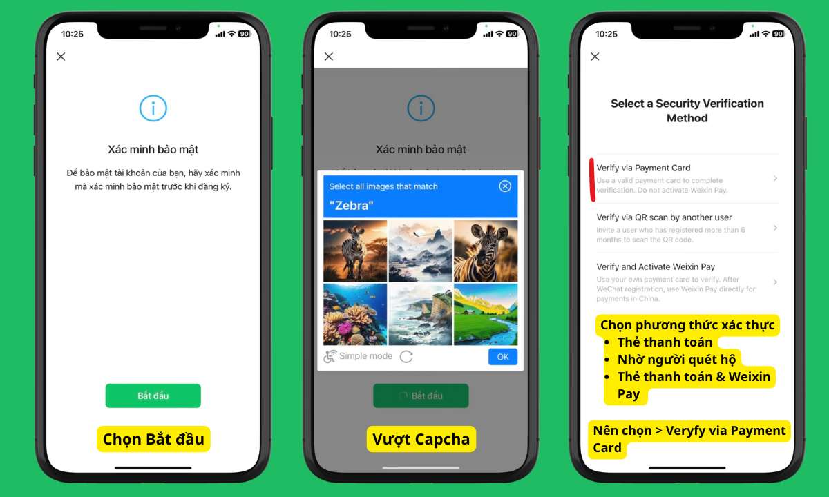 Thiết lập WeChat Pay