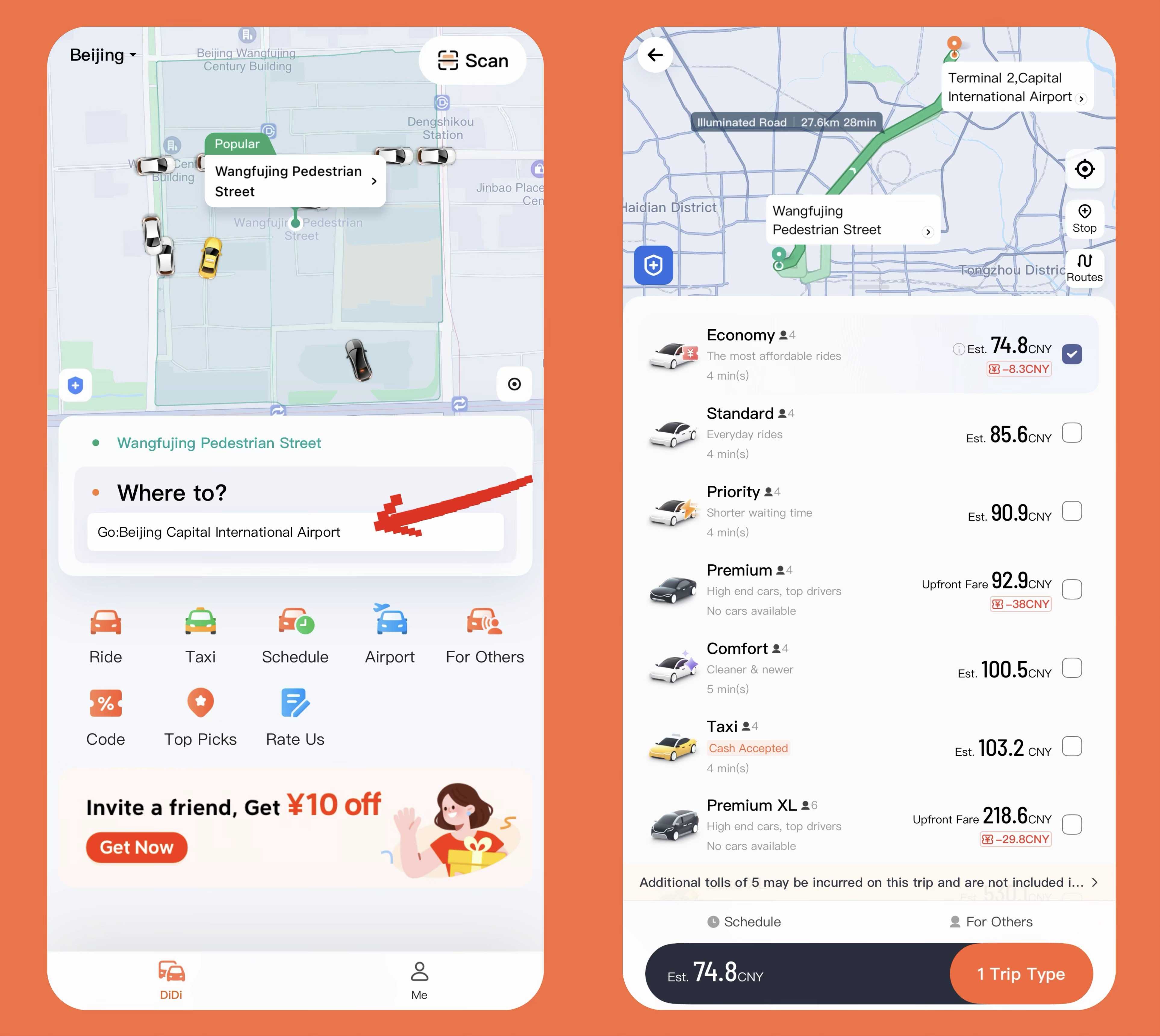 How to Book a Ride with DiDi in China