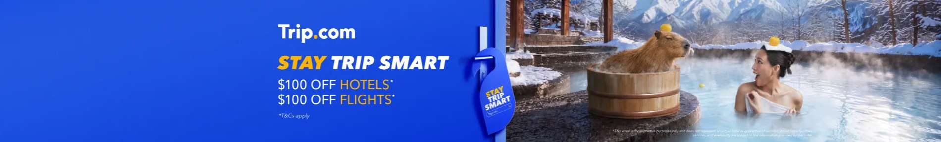 Trip.com Promo Code Singapore: Stay Trip Smart Lovely Promo Code