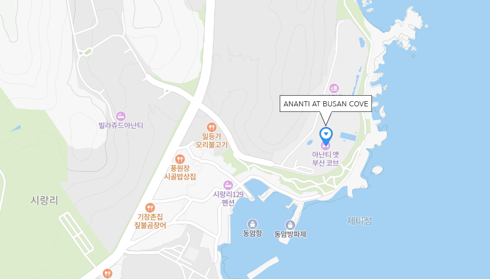 How to get to Ananti at Busan Cove