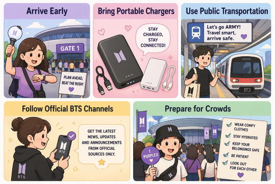 BTS Event Tips