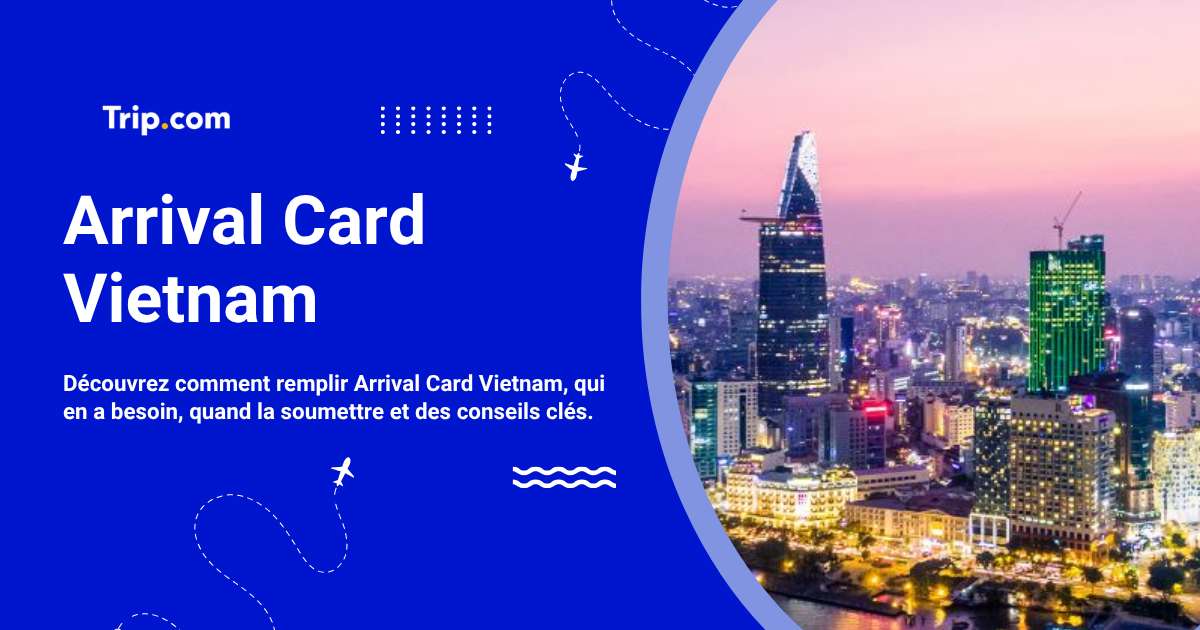 Arrival Card Vietnam