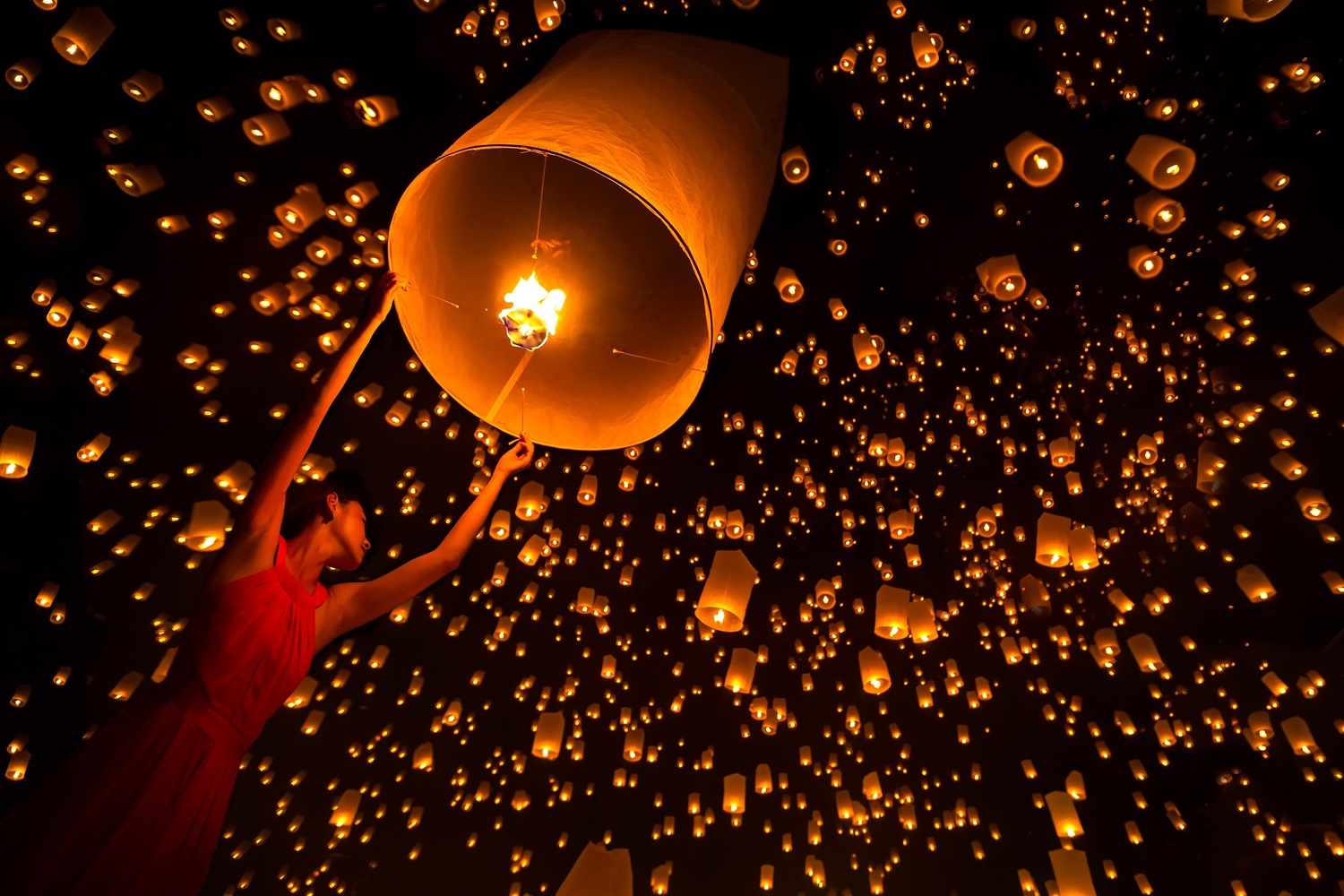 Chiang Mai Sky Lantern Festiva