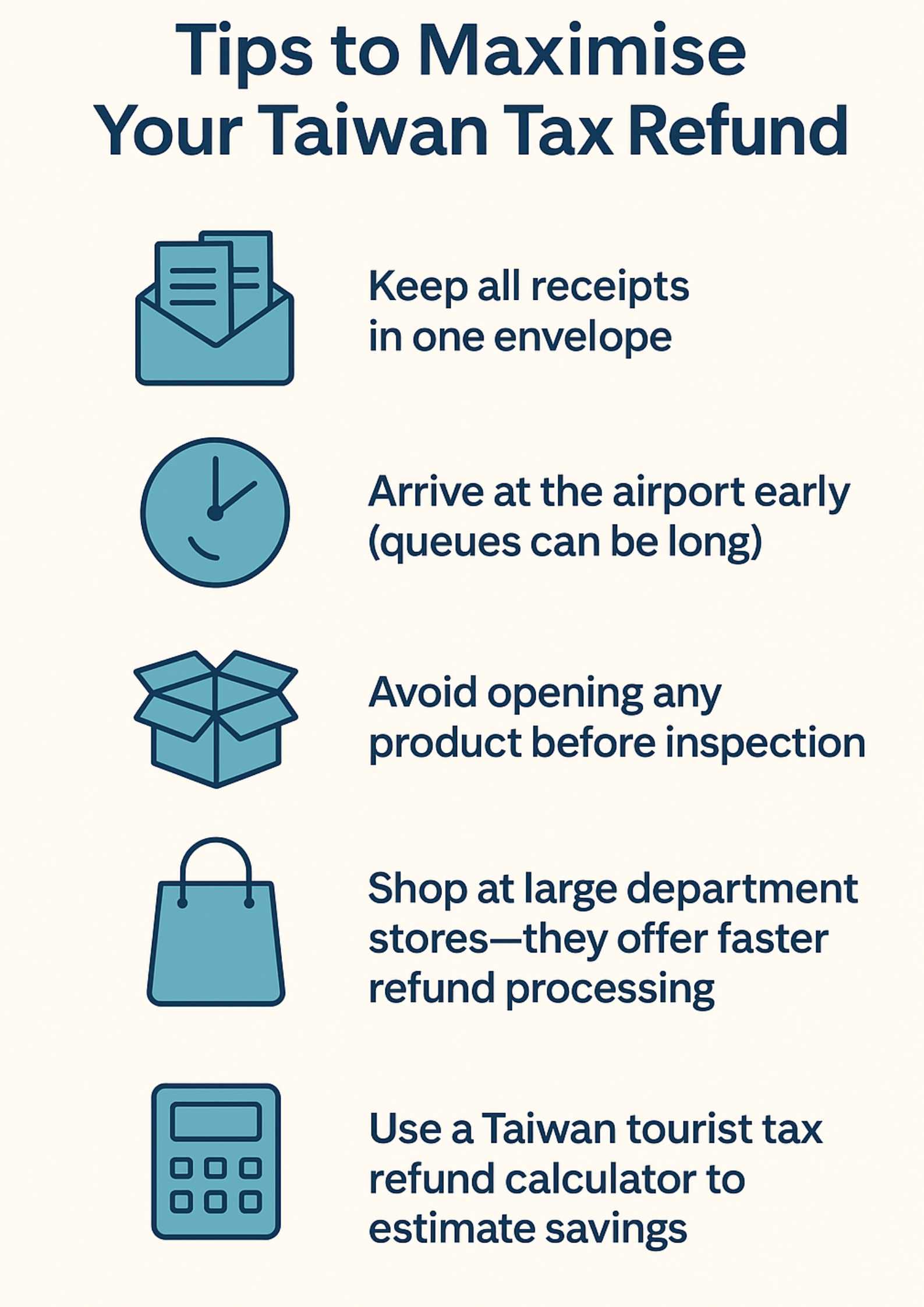 Tips for Tax Refund Taiwan