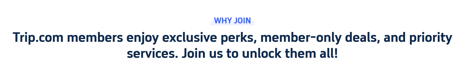 Join Trip.com earn Trip Coins to start saving