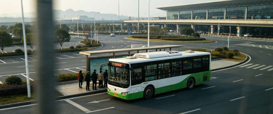 Zhangjiajie Airport to the City - By City Bus No. 4
