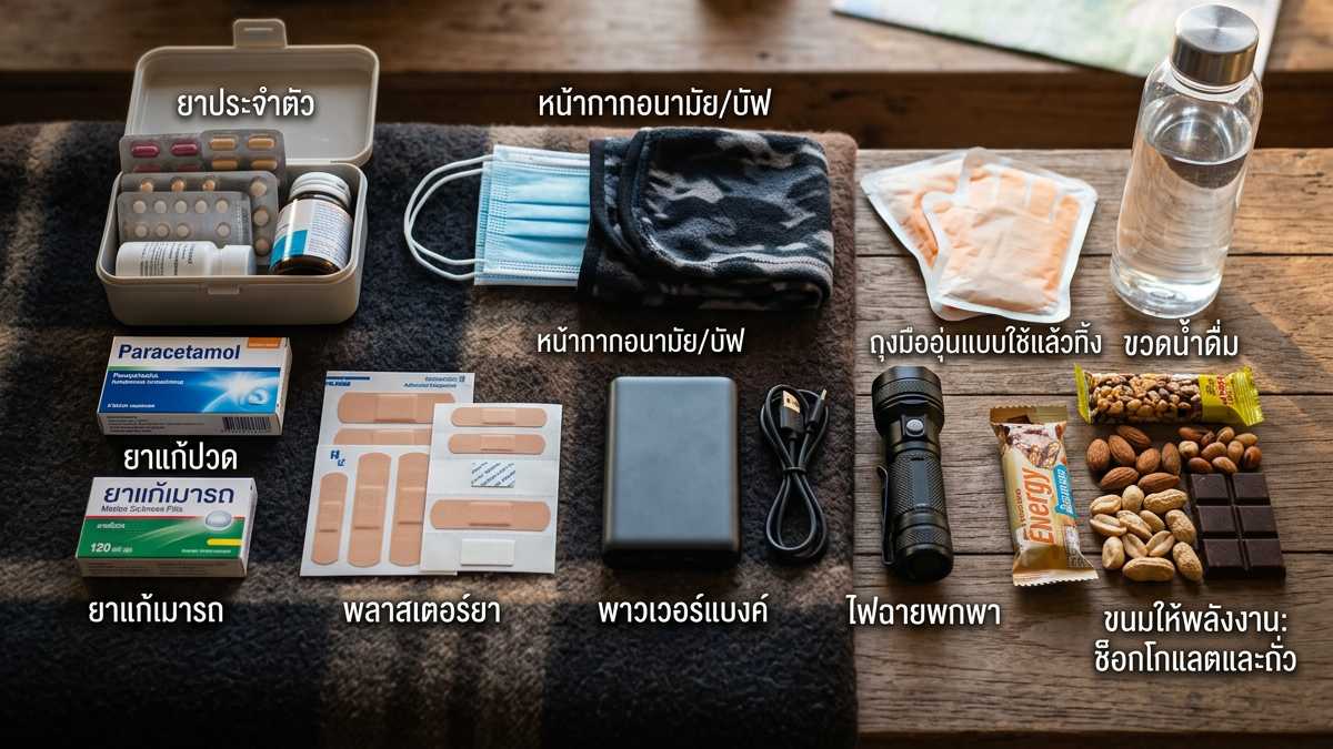 เตรียมของเที่ยวสี่ดรุณี