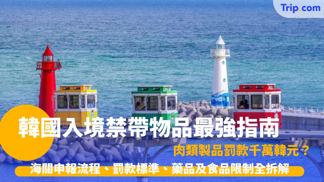 韓國入境禁帶物品指南