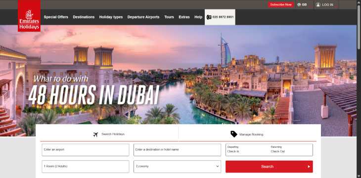 How to Book the Emirates Dubai Stopover Package