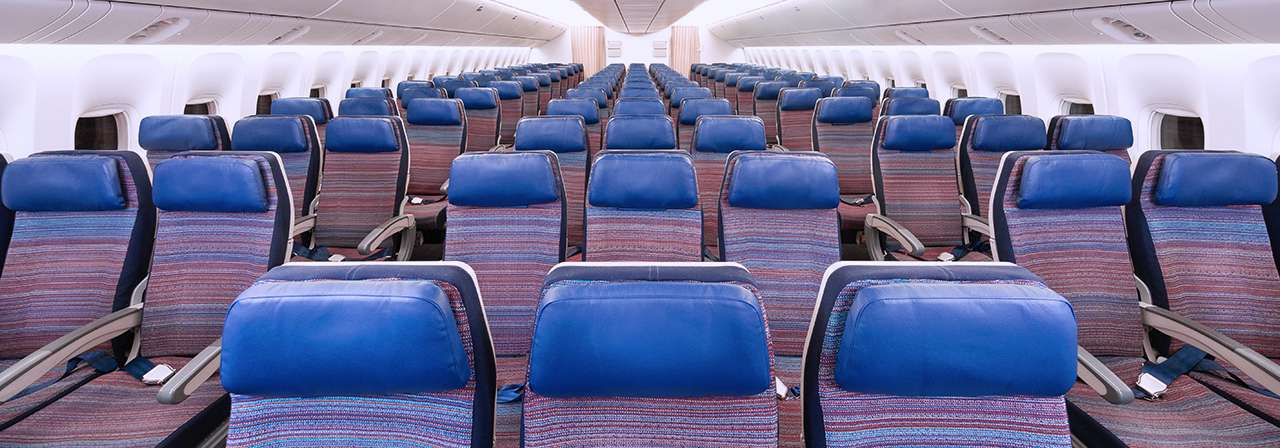 대형 비행기 좌석
