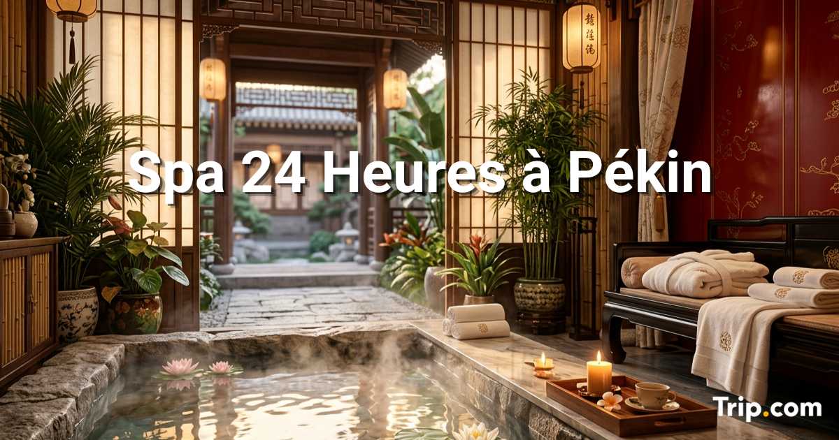 Spa ouvert 24h/24 à Pékin