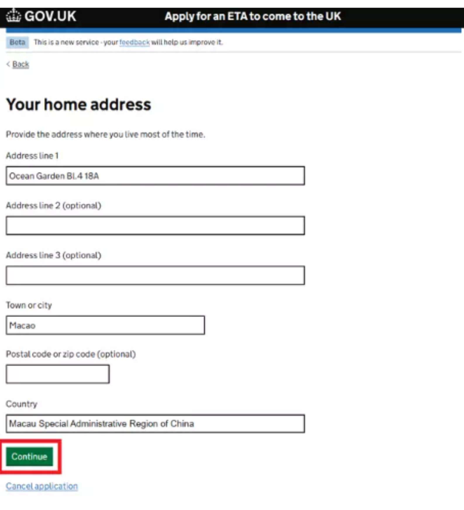 How to apply ETA UK step 7