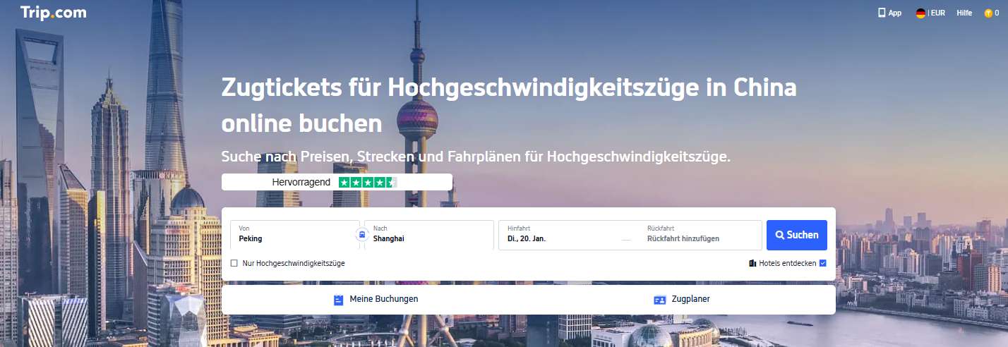 Wie bucht man Zugtickets online?