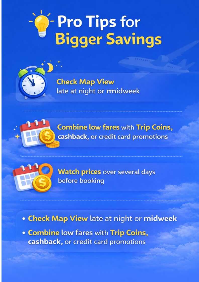 Tips for Trip.com Map View