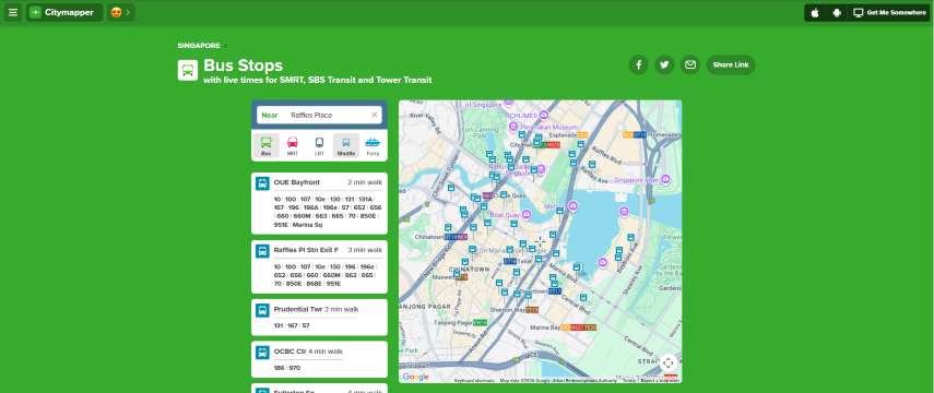 Citymapper Bus Station