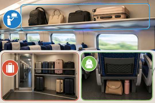 Where to Store Luggage on China High Speed Trains?