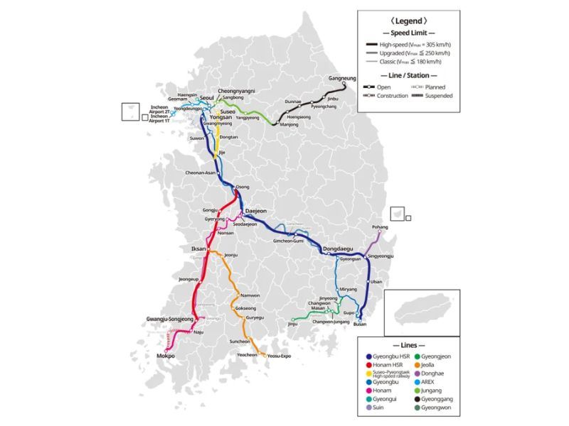 Busan ktx Map