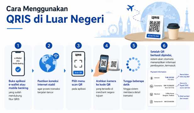 Cara Menggunakan QRIS di Luar Negeri