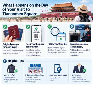 What Happens on the Day of Your Visit to Tiananmen Square