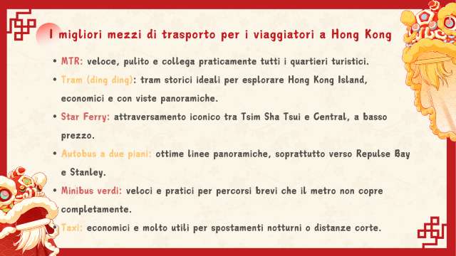 Mezzi di trasporto a Hong Kong