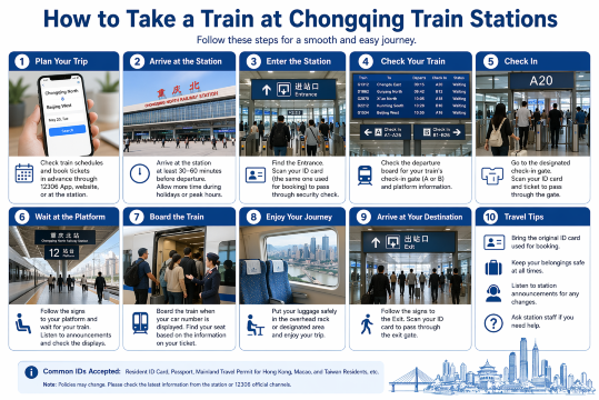 How to Take a Train at Chongqing Train Stations